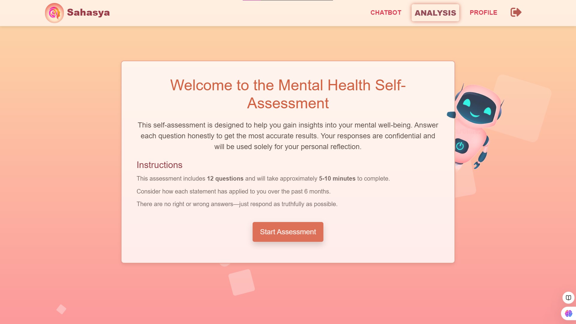 Sahasya - Your Mental Health Assistant