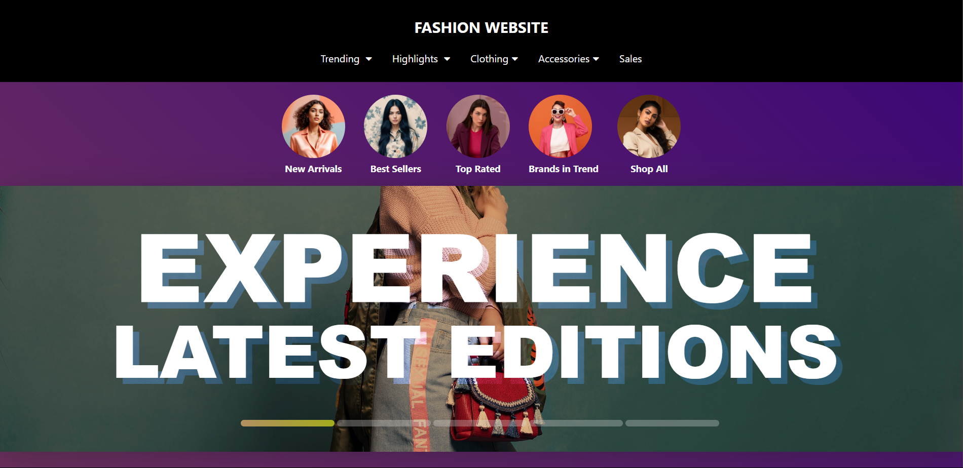 Fashion Website - Modern E-Commerce Platform